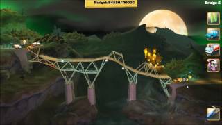 Bridge Constructor UPSIDE DOWN TRUCK GLITCH! - Bridge 5 - Pumpkinidad