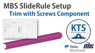 MBS SlideRule Setup - Trim with Screws Custom Component