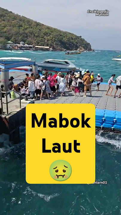 Mabuk Laut diatas Ponton