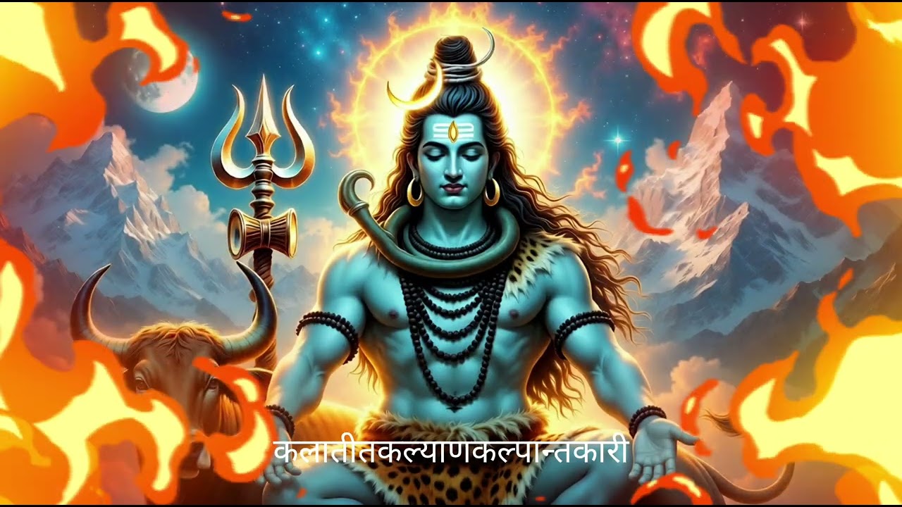 Namami Shamishan Nirvan Roopam | Rudrashtakam Full Stotram | Lord Shiva Peaceful Mantra