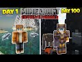 I Spent 100 DAYS in EXTREME MODDED Minecraft, & here's what happened...