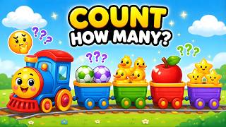 How Many Objects 🤔🚂 | Count to 10 for Kids (Fun Counting Game) Guide