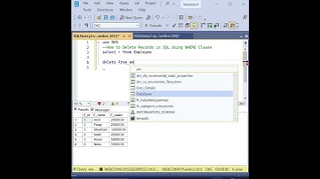 How to Delete Records in SQL Using WHERE Clause