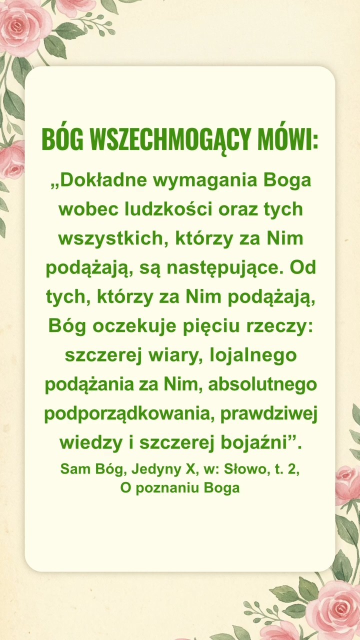 Wycisz się przed obliczem Boga, Czytaj Jego słowa