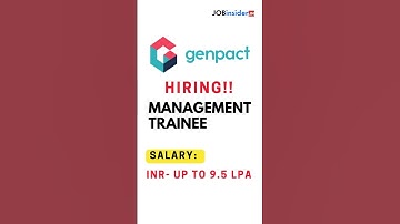 [Apply Now]  Genpact Hiring for Management Trainee Job Through Off Campus Drive 2023 | Fresher Job