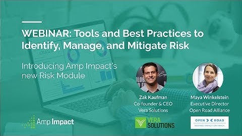 Webinar: Tools and Best Practices to Identify, Manage, and Mitigate Risk