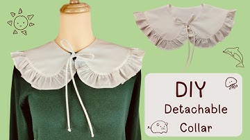 DIY Detachable Collar | How to make a detachable collar