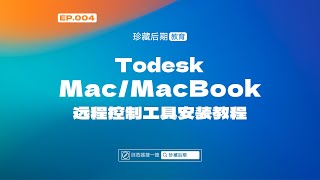 Todesk远程工具Macos Macbook Macpro使用教程安装教程Testing Tutorial珍藏后期教育