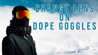 dope snow goggles