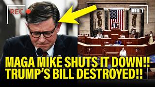 MAGA Mike SHUTS DOWN House as TRUMP’S BILL BLOWS UP!!!