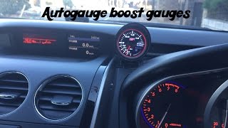 Autogauge boost gauges オートゲージエンジンリング60πブースト計