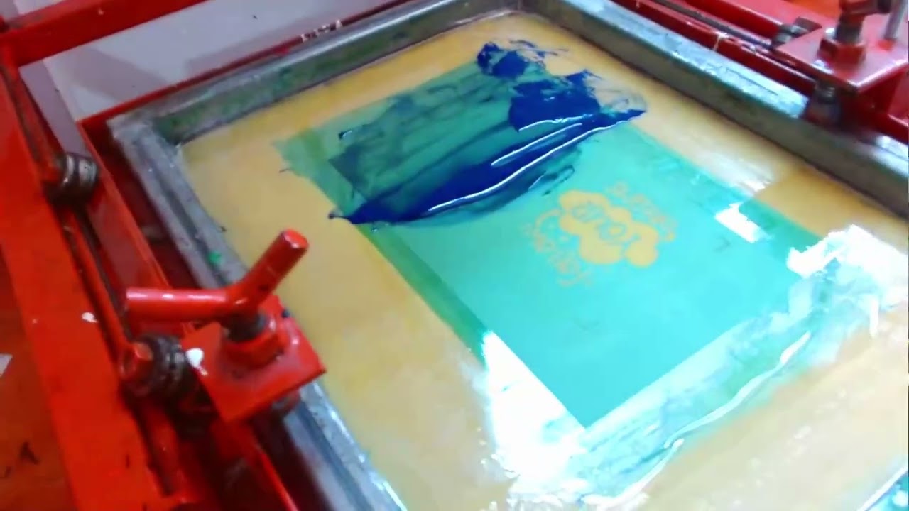 Lección 33. SERIGRAFIA PROFESIONAL DESDE CERO I  Estampado en Maquina Cilindrica