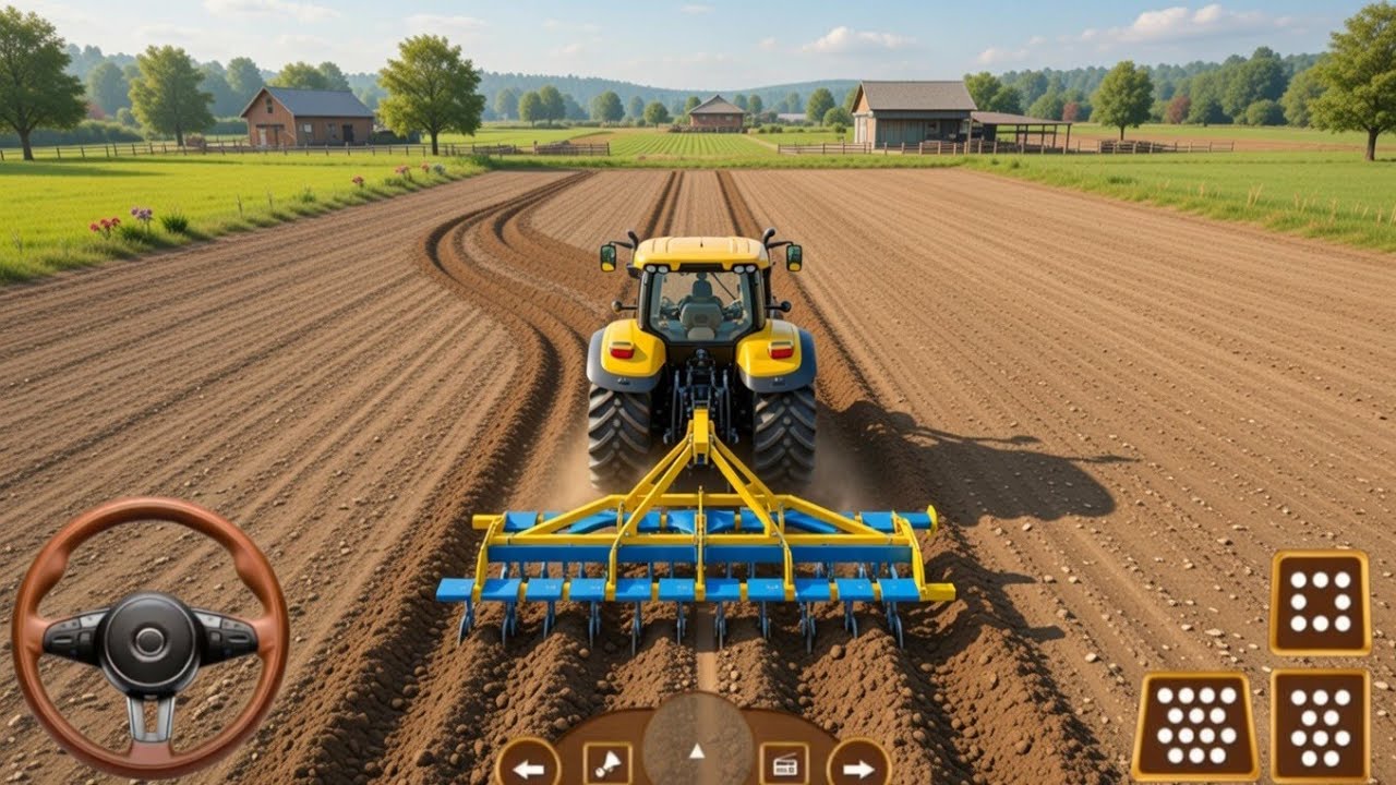 Tractor Farming Game 2026 🚜 Realistic Field Work Simulator Android