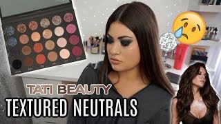 Tati Beauty TEXTURED NEUTRALS VOL. 1 PALETTE! 👀 First Impression \& Swatches