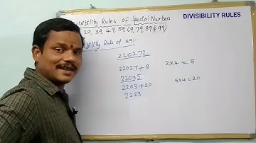 Divisibility Rules of special numbers (19,29,39,49,59,69,79,89&99)