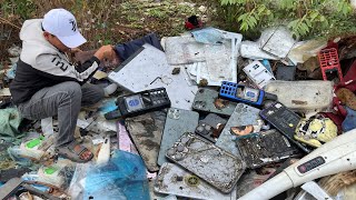 🤑 Lucky Time 😜 Found Broken iPhones - Computer in the Garbage Dump! Restore iPhone 13 Pro Max