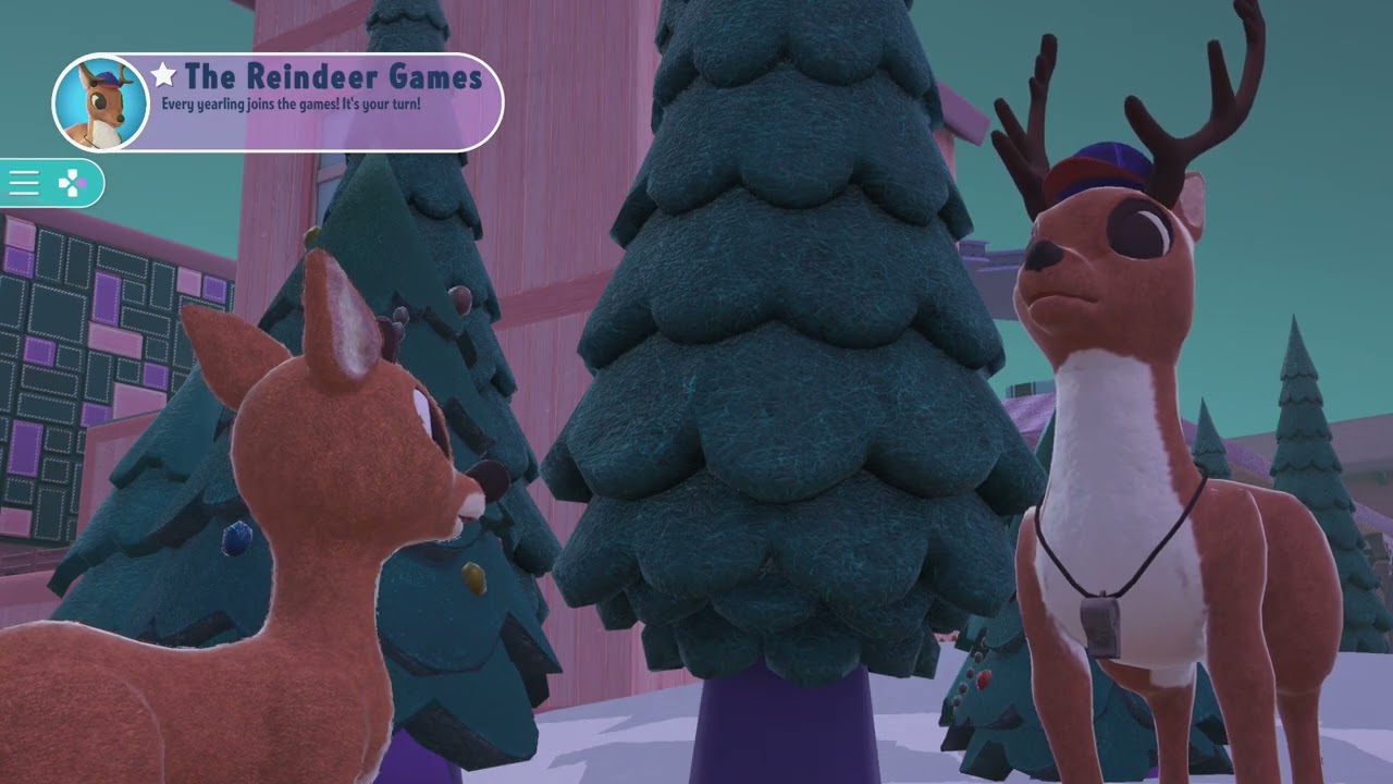 Рудольф, красноносый олень. Часть 3 ~ Оленьи игры! и Бамбл