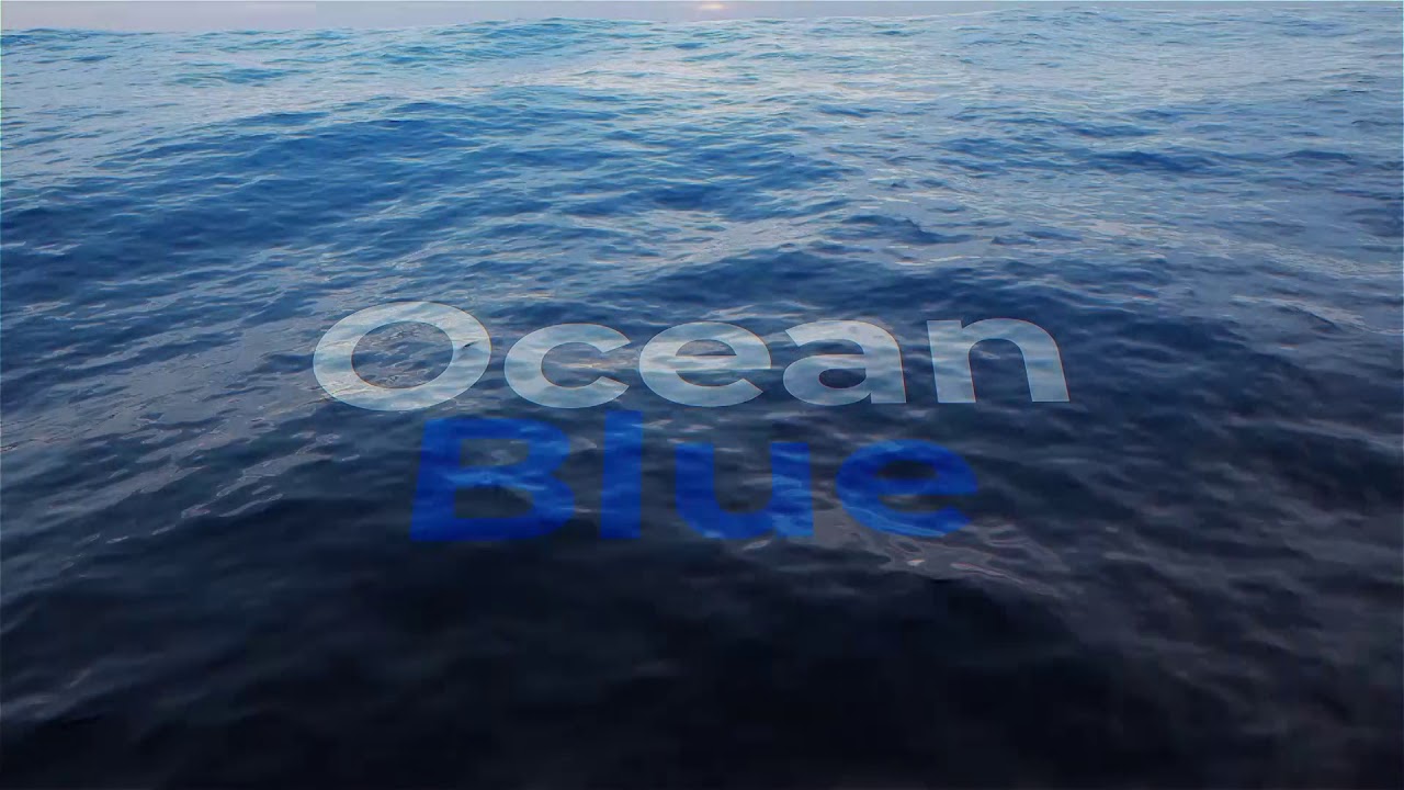 Ocean Title After effects template YouTube
