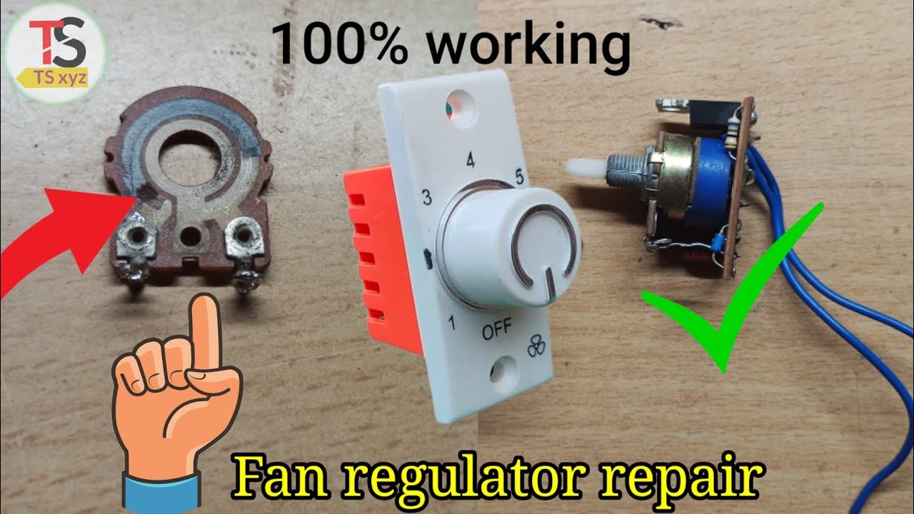 Ceiling Fan Regulator Repair At Home Ghar Par Fan Regulator Ko Kaise