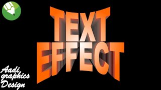 3D Curved Text Effect कैसे बनाते हैं CorelDRAW में?