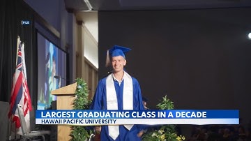 HPU celebrates its largest graduating class in a decade in Honolulu