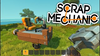 Как построить летающий мотоцикл 2.0 в Scrap Mechanic | Скрап Механик