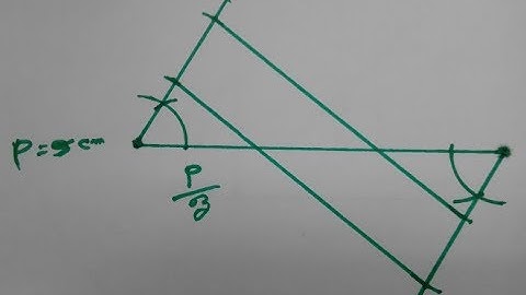 যেকোনো সরল রেখাকে সমান তিন ভাগে বিভক্তকরন