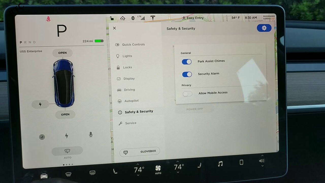 Supersonic hastighed partiskhed Oxide Tesla Model 3 - How To: Enable Privacy Mode or Turn Off Mobile Tracking -  YouTube