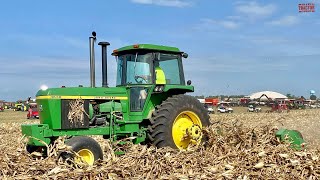 JOHN DEERE 4630 Tractor Chopping Corn Stalks