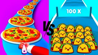 Pizza Stack Vs Food Run 🍋🍊🍋 Satisfying Asmr All New Max Updatetop Tiktok Gameplay GB8245