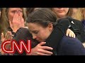 Courtroom erupts in applause for Nassar whistleblower