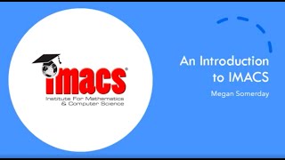 Datos Introduction to IMACS Actualización