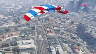 GTA 5: JUMP FROM RAMP WITH PARACHUTE #30 screenshot 3
