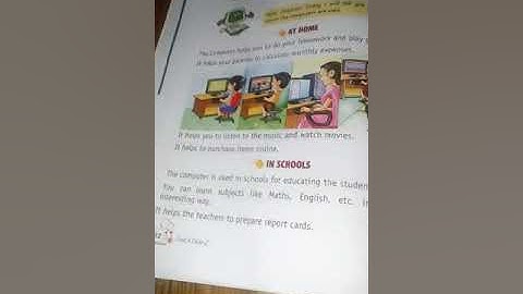 Computer for kids class second chapter 2 " computer : everywhere around us "