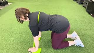 Quadruped Banded Scapular Push-up