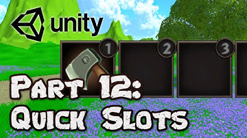 3D Survival Game Tutorial | Unity | Part 12 - Quick Slots & Equipping Tools #1 (UI + Script)