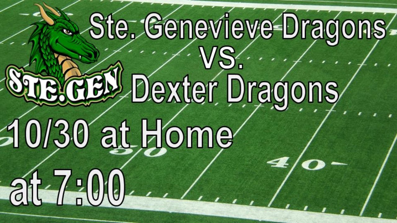 Ste. Gen Dragons vs. Dexter Football