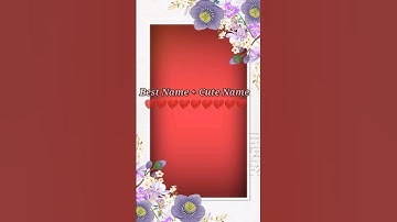 Best Name + Cute Name ❤️ | Best ❤️ Short | #shorts #chandni