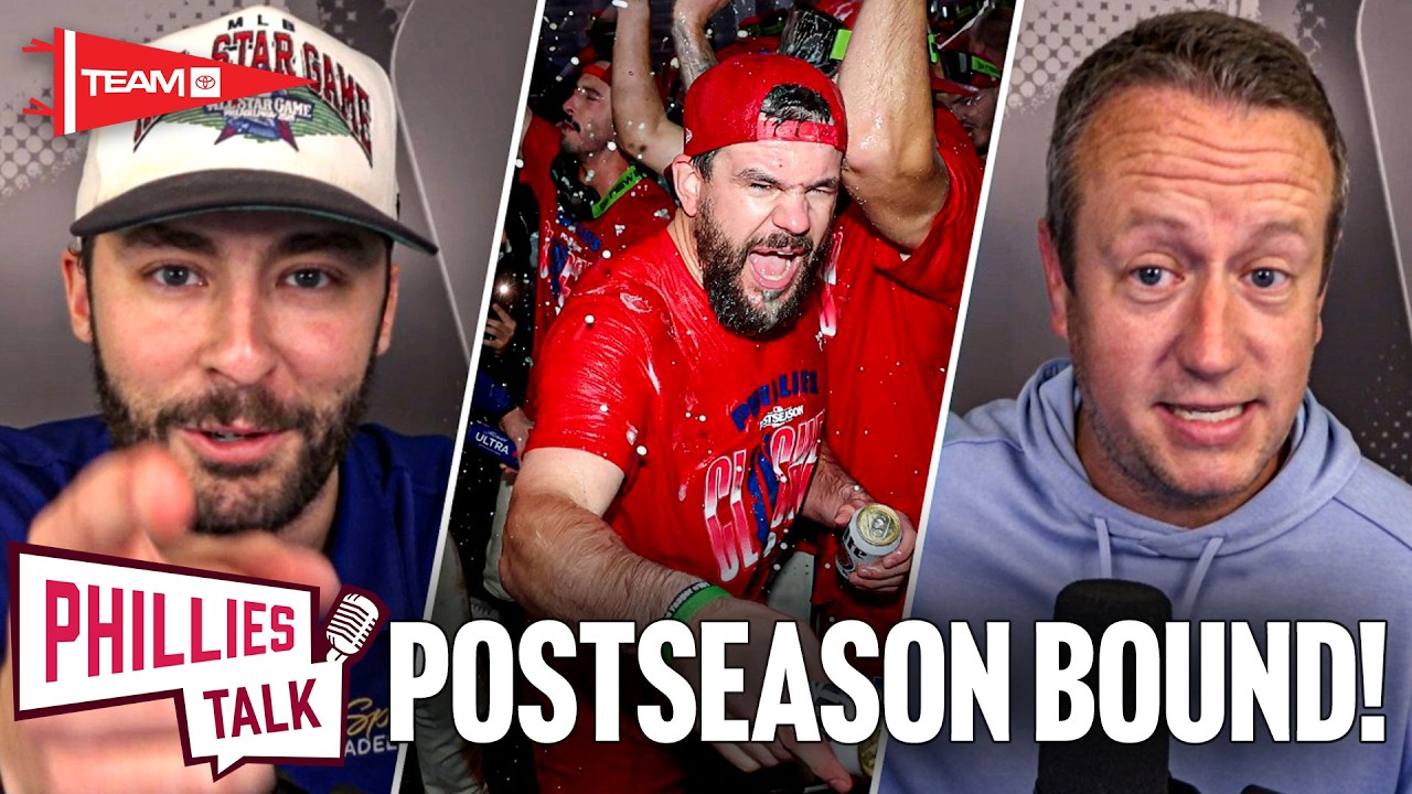 HEY ATLANTA! After a stressful weekend, Phillies clinch a spot in the postseason | Phillies Talk