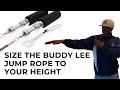 How to Properly Size Your Buddy Lee Jump Rope