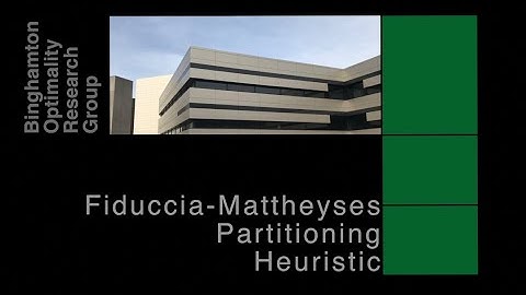 Partitioning with Fiduccia-Mattheyses