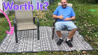 Outdoor Rug Review 5x8 Boho Patio Rug Worth It