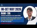 Cerebellum's RR, E&amp;Ds and daily tests were the main source of preparation | Dr. Rahul Rank- 196