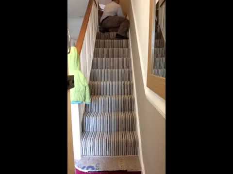 Stripe staircase time lapse