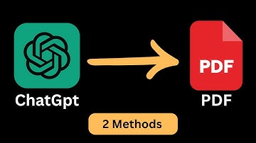How To Save Chatgpt Conversation as a PDF File (2 Methods)
