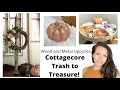Cottagecore Decor | Trash to Treasure | Wood & Metal Projects |Using DIY Paint & JRV Decoupage Paper