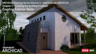 Creating Exterior Walls - ARCHICAD Training Series 3 – 05/52