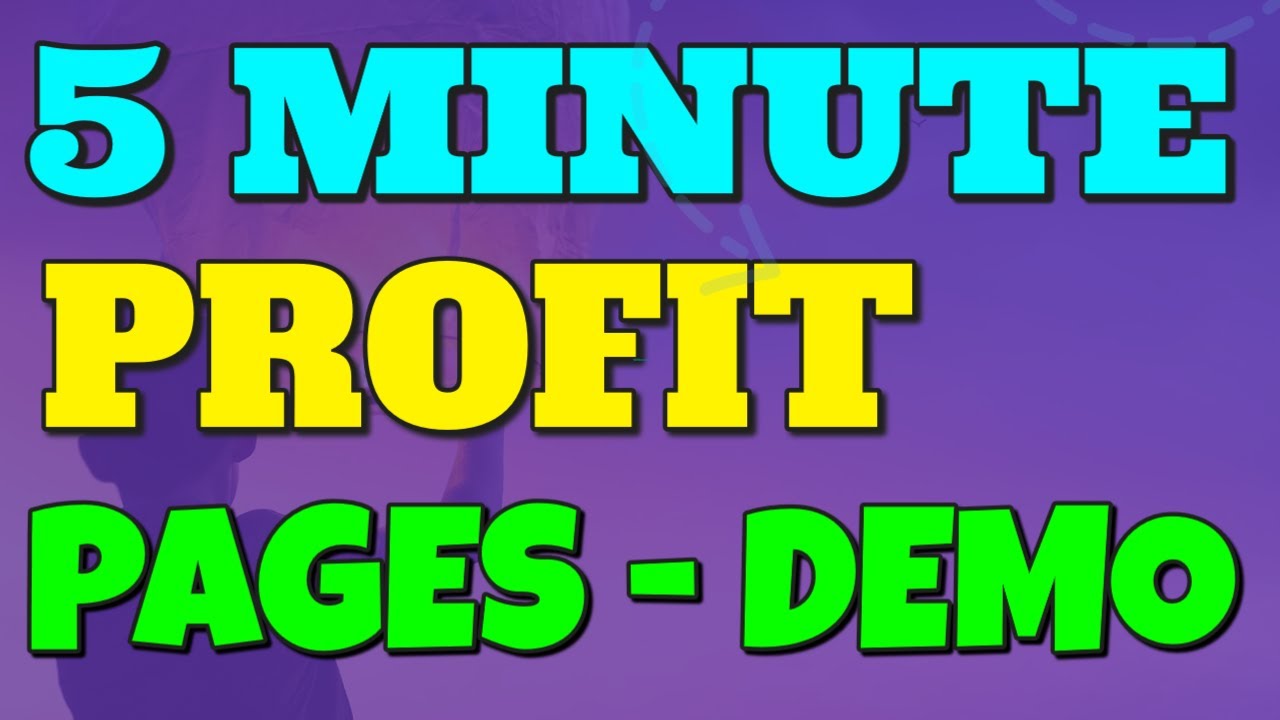 5 Minute Profit Pages Review & Demo ⏰ 5 Min Profit Pages Review & Demo ⏰⏰⏰