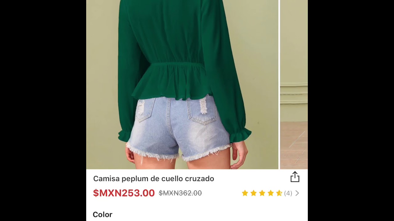 SHEIN blusa verde - YouTube