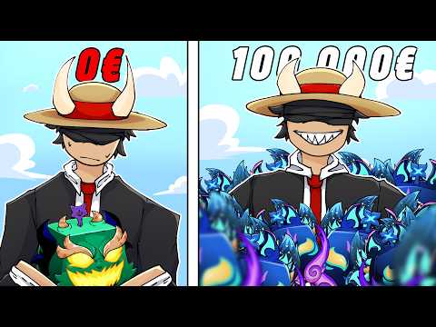 Blox Fruits Account at €1 VS €100,000